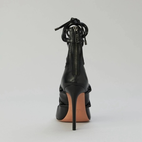 Lita By Ciara Solid Strappy Sandal In Black NWT - Picture 6 of 8